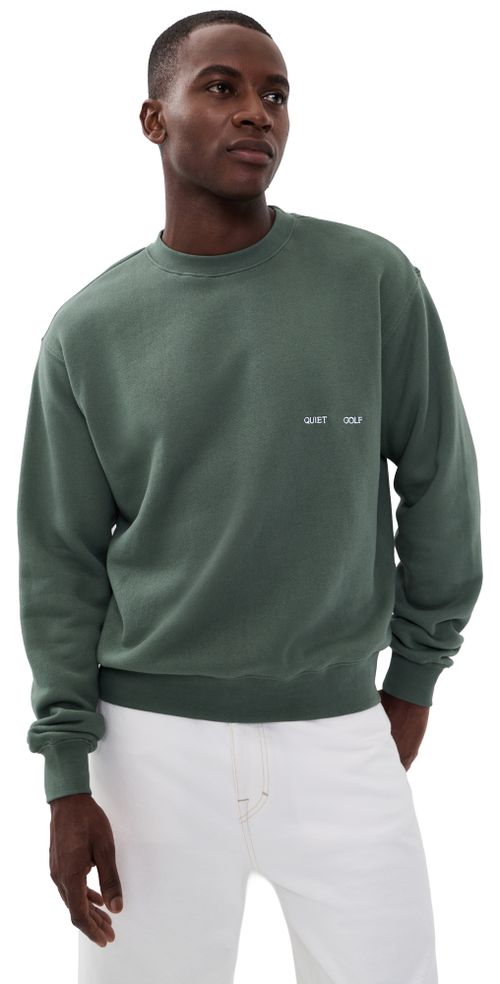 Wordmark Crew Neck Sweatshirt Fern