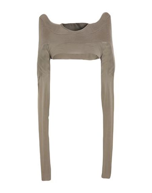 Woman Top Military green Size 4 Cupro, Elastane