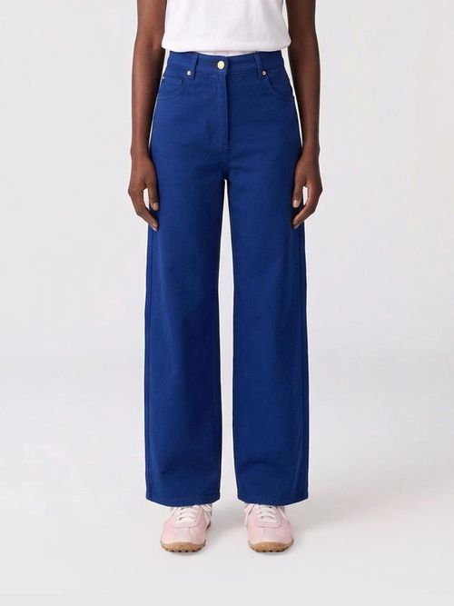 Pants Woman color Blue