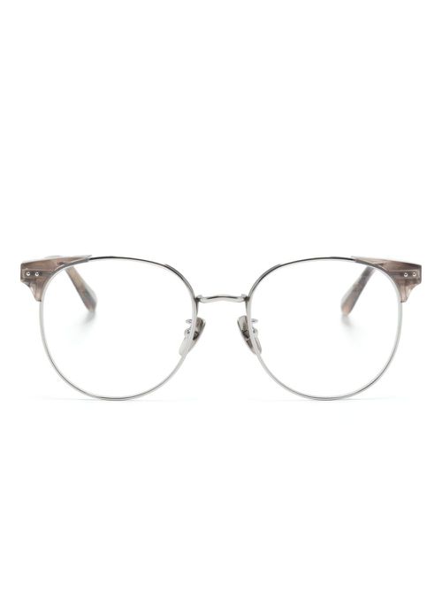 Spence round-frame glasses - Silver
