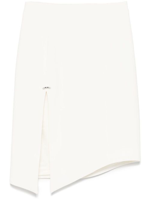 Pierced midi skirt - Neutrals