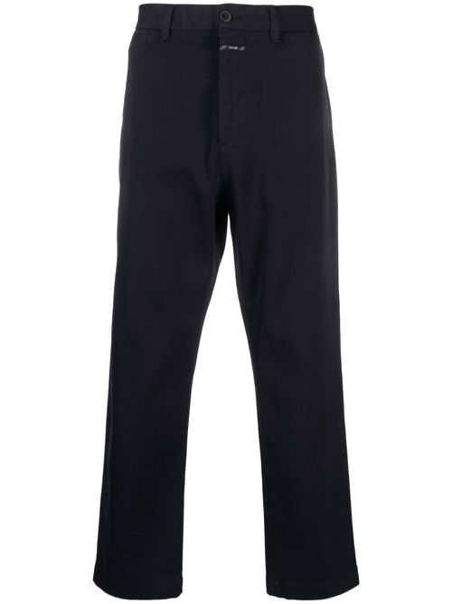 Tacoma organic cotton tapered trousers - Blue