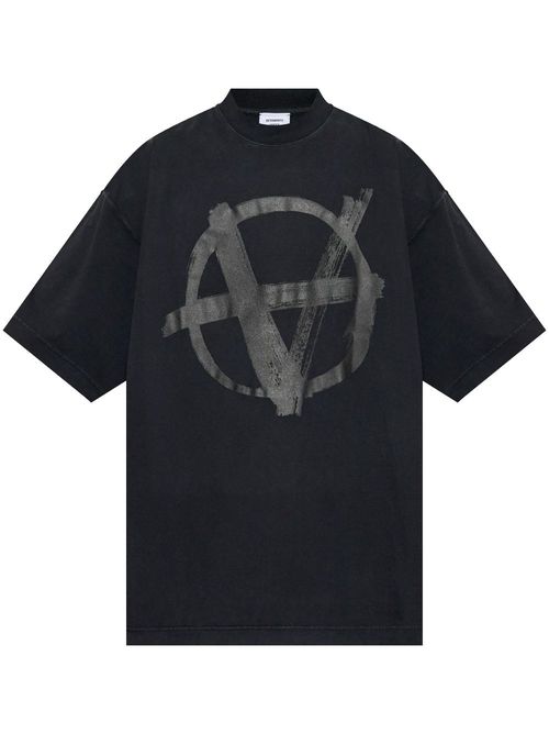 Logo-print T-shirt - Black