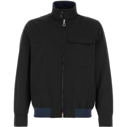 Palto' Navy Blue Cotton Blend Arturo Jacket