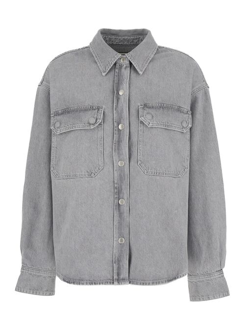 Gwen Slice Shirt In Rain