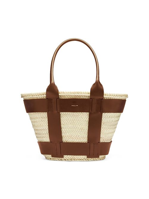 Women's Santorini Raffia Tote Bag - Natural Tan