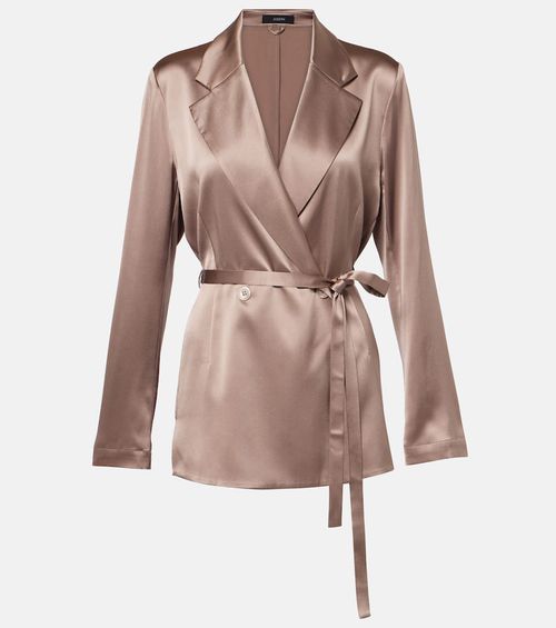 Joubert silk satin jacket