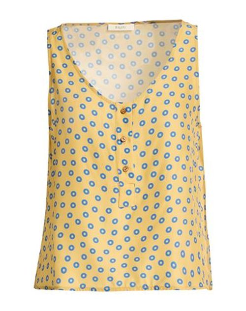 Woman Top Mustard Size 4 Silk