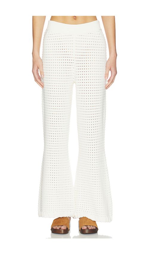 Sancia The Reid Knit Pants in White. M. Also in L, S