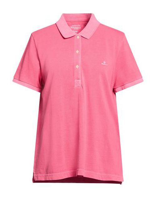 Woman Polo shirt Magenta Size L Cotton