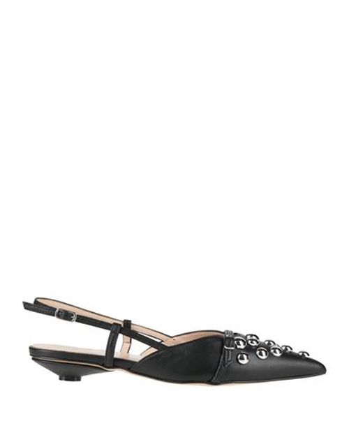 Ovyé Woman Ballet flats Black Size 10 Leather