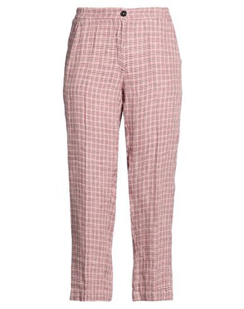 Woman Pants Garnet Size 4 Linen