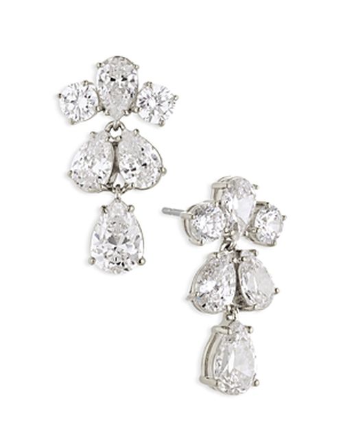 Social Lights Cubic Zirconia Mini Chandelier Earrings