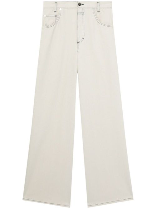 Morus mid-rise wide-leg jeans - Neutrals