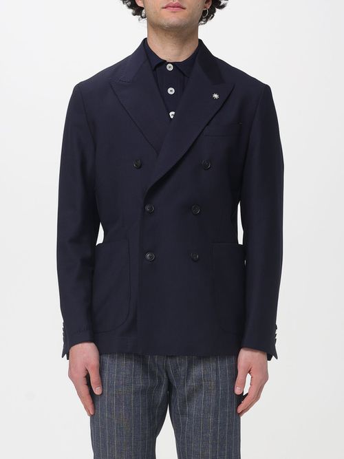 Blazer Men color Blue