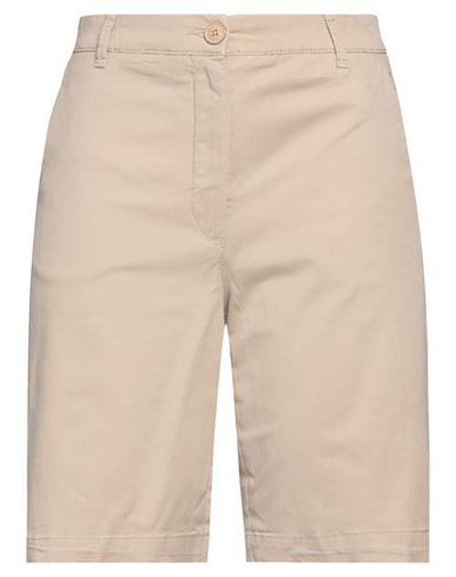 Cape Horn Woman Shorts & Bermuda Shorts Beige Size 2 Cotton, Elastane