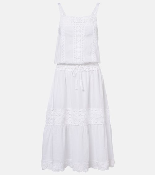 Manor crochet cotton midi dress