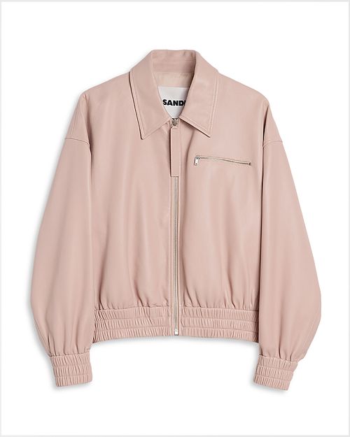 Leather Bomber Jacket