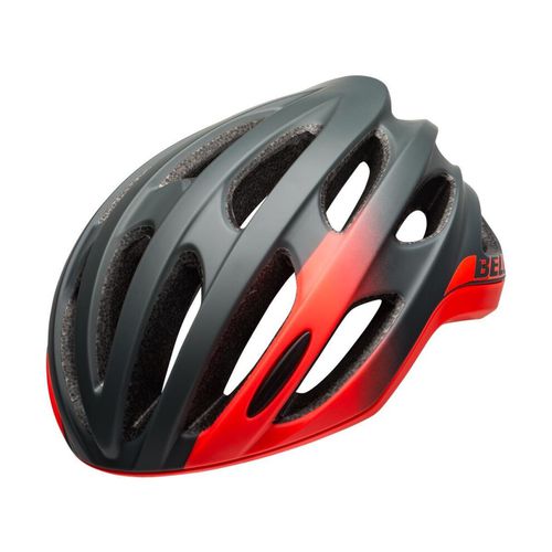 (L - 58-62 CM, Matt / Gloss Grey / Infrared) Bell Formula Road Helmet