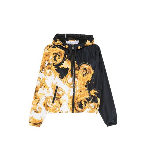 Baroque-print Hooded Jacket