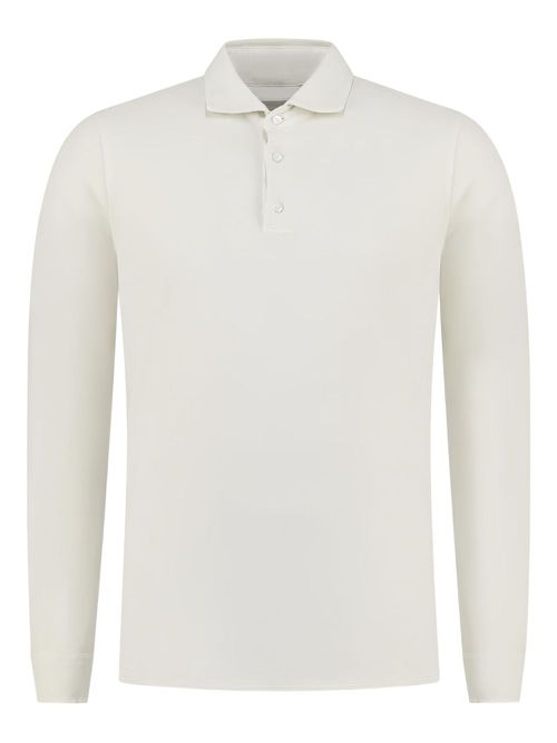 Doriani Cashmere long-sleeve polo shirt - Neutrals