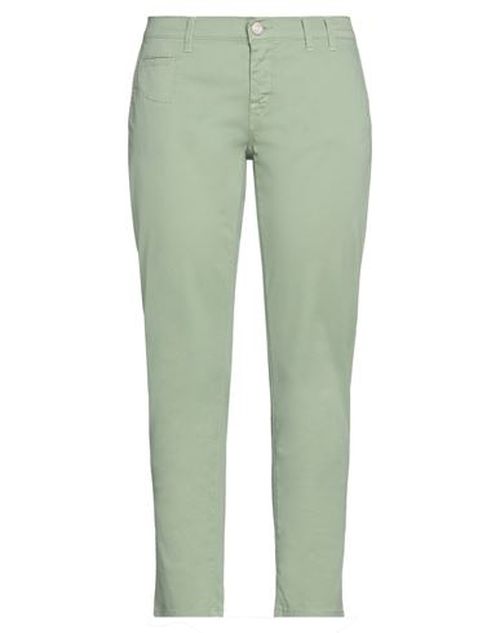 Jacob Cohёn Premium Woman Pants Sage green Size 27 Cotton, Elastane