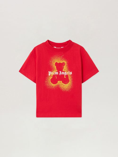 Pa Spray Bear Reg.tee S/s Kids  Red