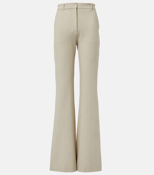 Tafira cotton-blend flared pants