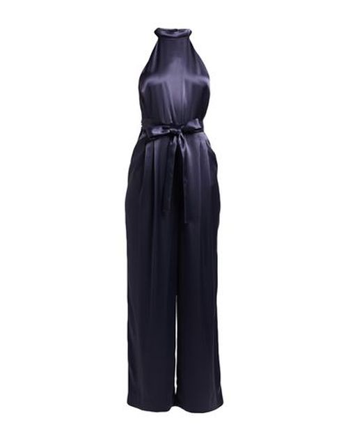 Woman Jumpsuit Navy Size 6 Triacetate, Polyester
