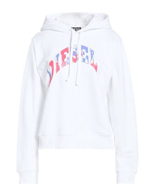 Woman Sweatshirt White Size M Cotton, Elastane