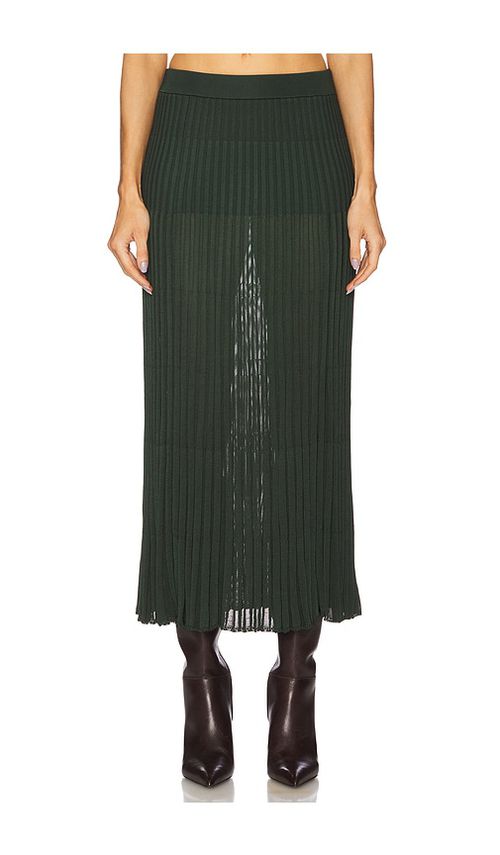 Zimmermann プリーツミディスカート - Dark Green.  3/L. Also - 0/XS, 1/S, 2/M