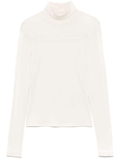 Fine-knit sweater - White