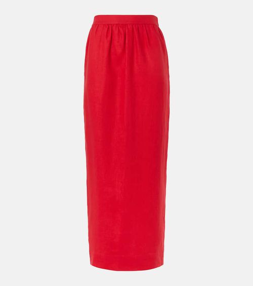Bonnie linen pencil skirt