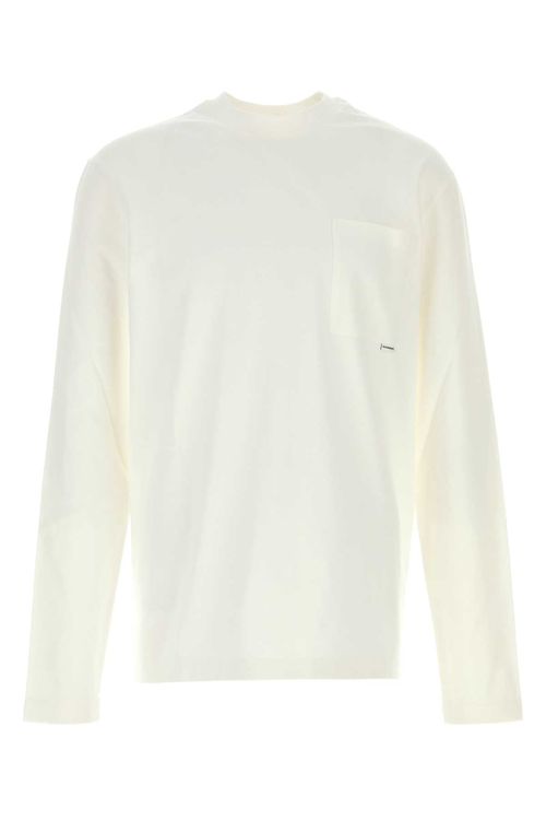Cotton T-shirt — Beige