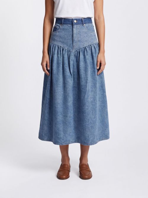 Skirt Woman color Blue