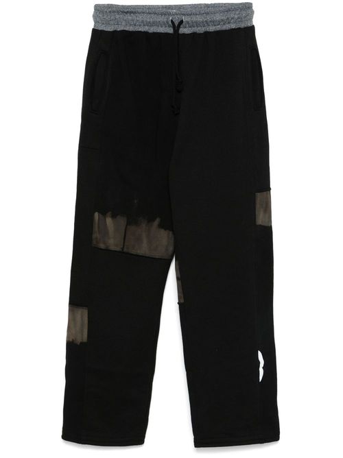 Panelled sweatpants - Black
