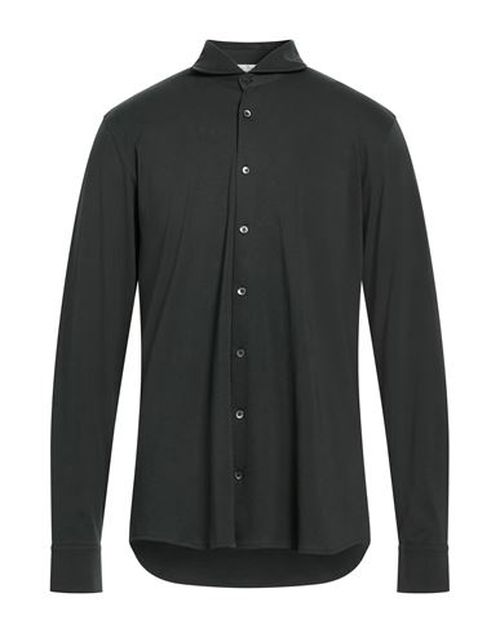 Man Shirt Dark green Size XXL Pima Cotton