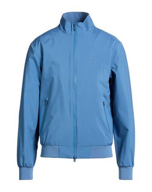 Man Jacket Slate blue Size M Polyester