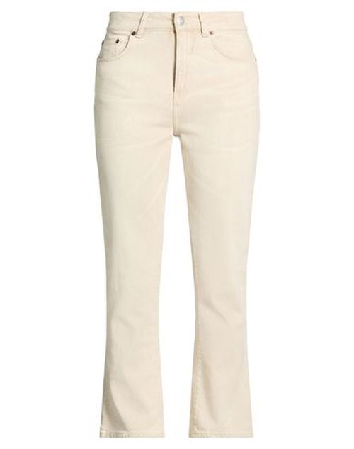 Woman Jeans Beige Size 27 Cotton, Recycled elastane