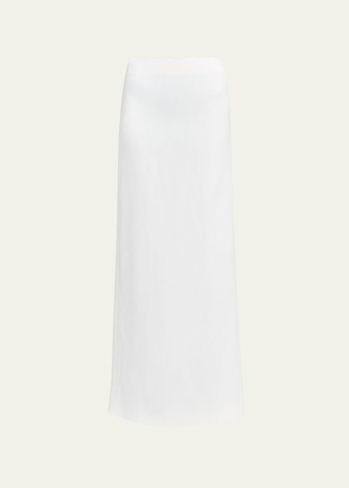 Bonded Linen Toile Maxi Skirt