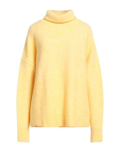 Woman Turtleneck Yellow Size XS/S Polyamide, Alpaca wool, Wool, Elastane