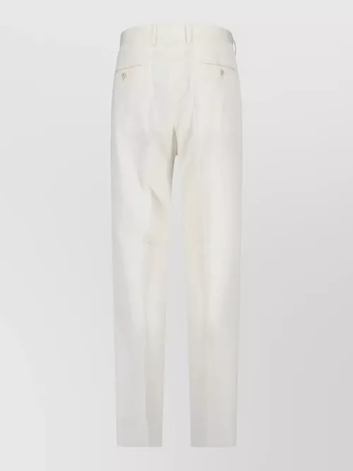 Lardini - straight trousers belt loops pleated front