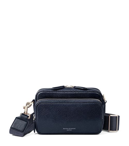 Leather Reporter East West Messenger Bag