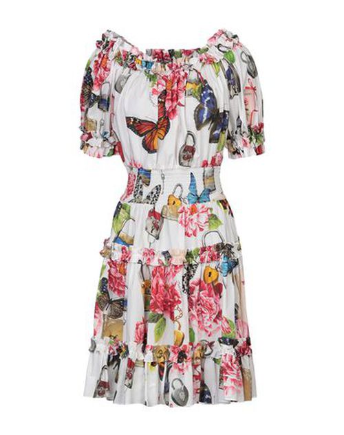Woman Mini dress White Size 0 Cotton