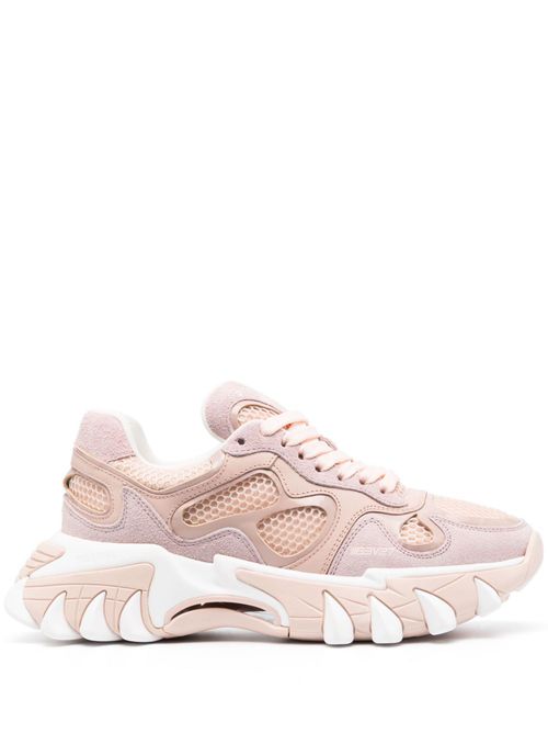 Multi-panel lace-up sneakers - Pink