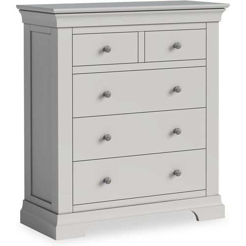 Colette 2 Over 3 Chest Of Drawers | Grey Cream Warm White | Roseland