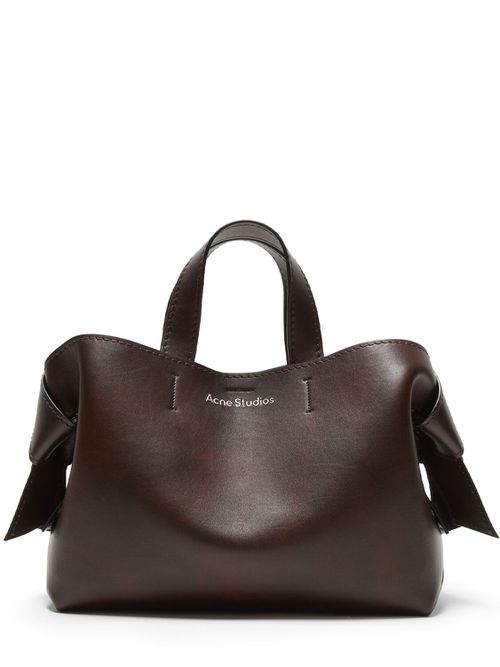 Musubi Soft Semi Shiny Leather Tote Bag