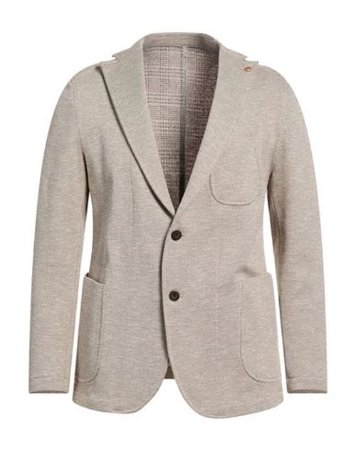 Man Blazer Sand Size 42 Viscose, Cotton, Polyamide, Elastane