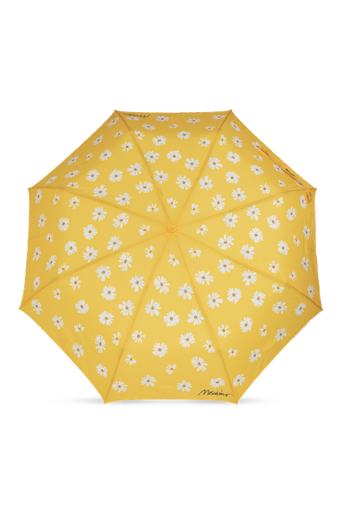 Folding Umbrella With Logo, Unisex, Yellow