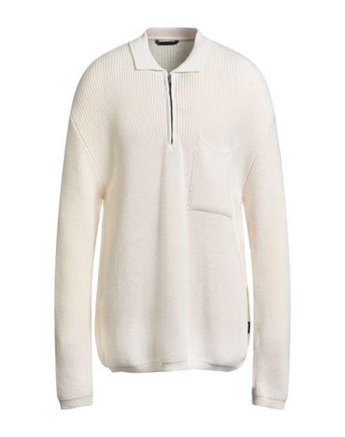 Hevò Man Sweater Ivory Size M Virgin Wool, Acrylic